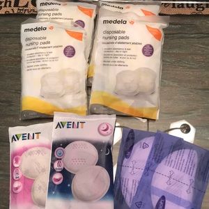 Lot of nursing pads-7 various brands